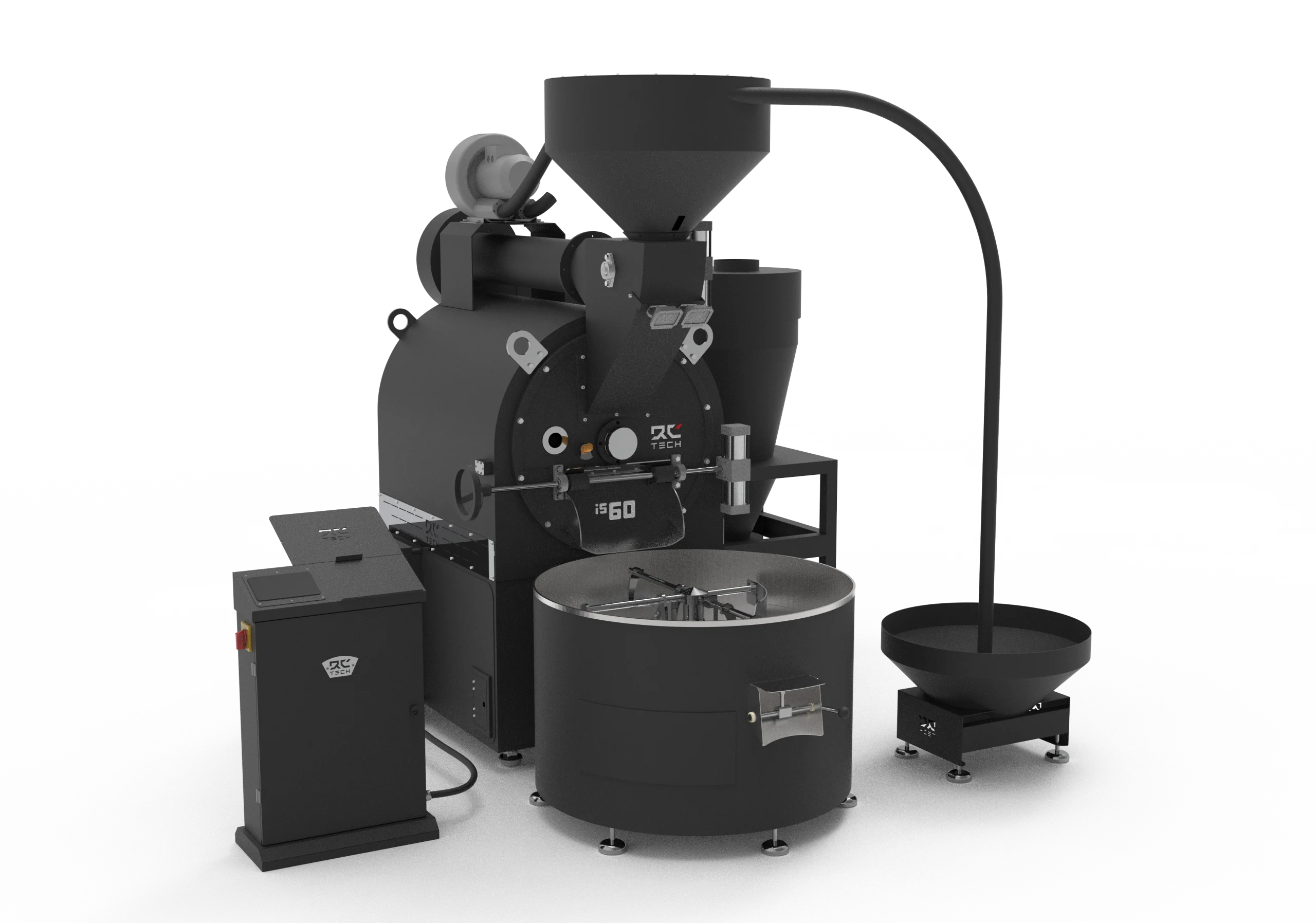 industrial coffee roaster machine RC Tech Iran CAST series